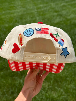 These are the Days Gingham Trucker Hat