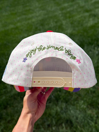 Have a Little Sun Stripe Trucker Hat