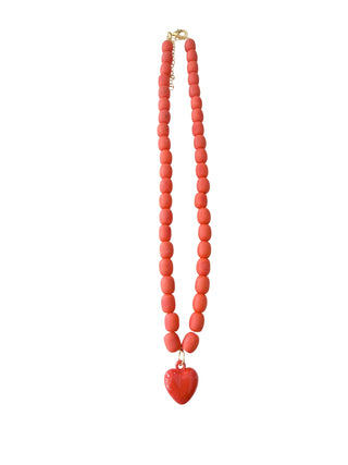 Tyler Necklace in Red