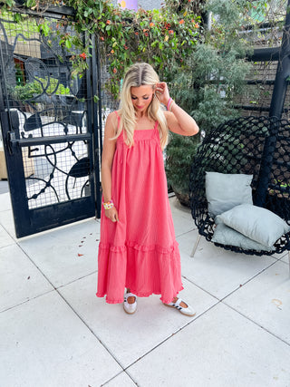 Riyah Gingham Midi Dress
