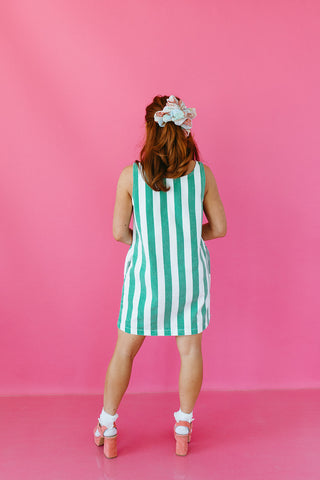 Celine Stripe Mini Dress