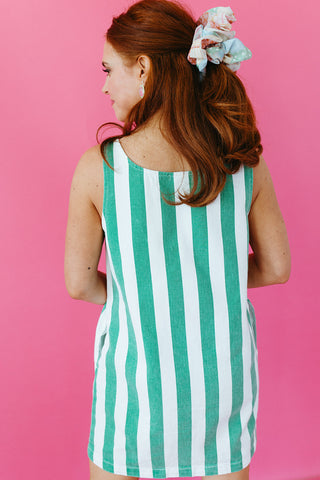 Celine Stripe Mini Dress