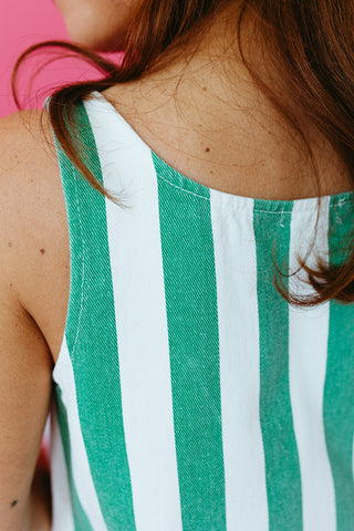 Celine Stripe Mini Dress