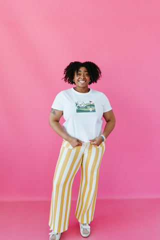 Phillis Golf Embroidered Tee