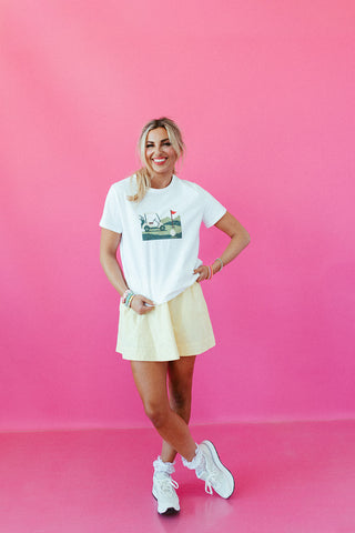 Phillis Golf Embroidered Tee