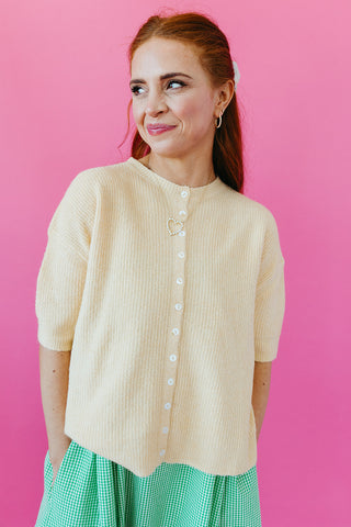 Rowan Cardigan In Honey