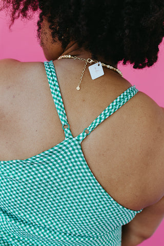 Ellis Mini Tennis Dress In Kelly Green