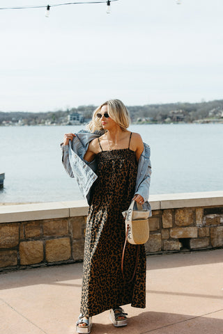 Reese Leopard Maxi Dress - RESTOCK
