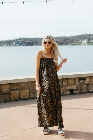 Reese Leopard Maxi Dress - RESTOCK
