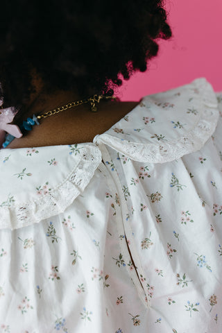 Meadow Embroidered Collar Top