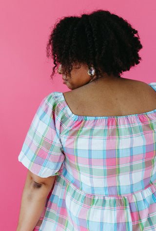 Tate Plaid Midi Dress