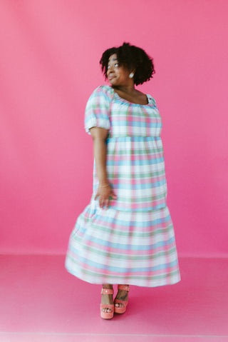 Tate Plaid Midi Dress