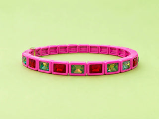 Sophie Bracelet in Pink/Green *PREORDER*