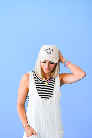 Social Butterfly Trucker Hat *RESTOCK*