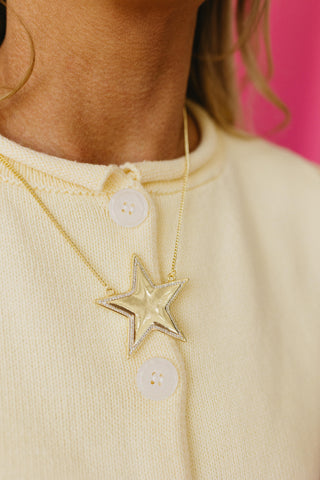 Big Star Gold Necklace