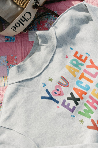 Life Is Good Reversible Mock Neck Sweatshirt