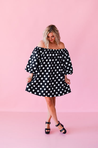 Marilyn Polka Dot Mini Dress