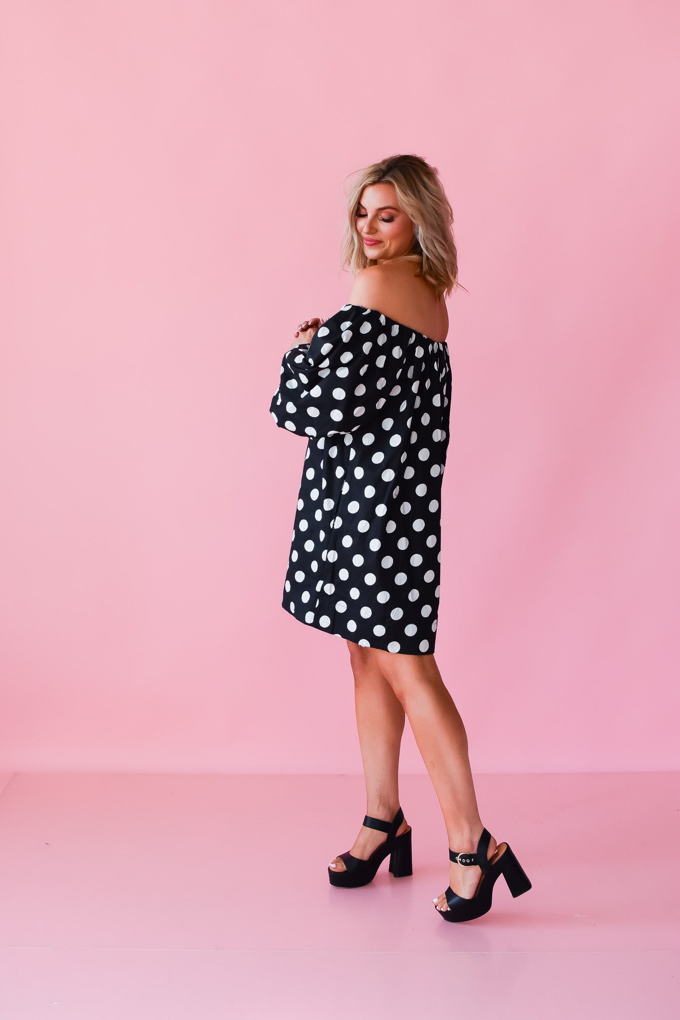 Marilyn Polka Dot Mini Dress