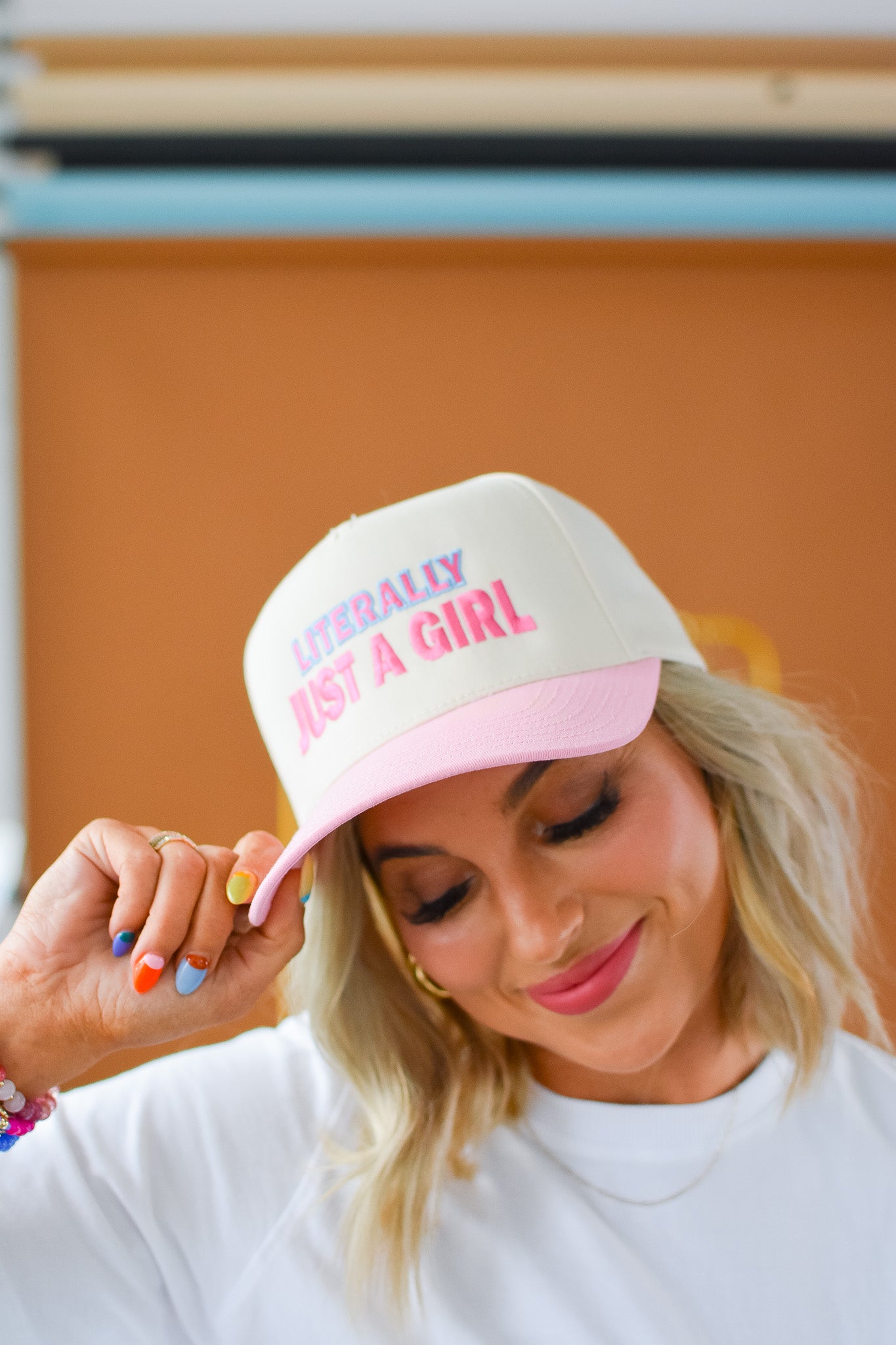 Literally Just a Girl Trucker Hat