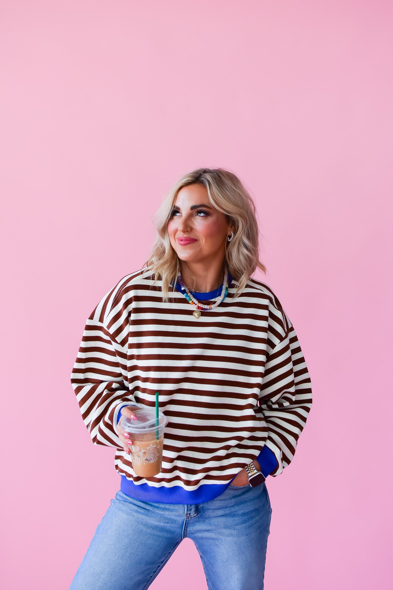 Sami Striped Sweatshirt