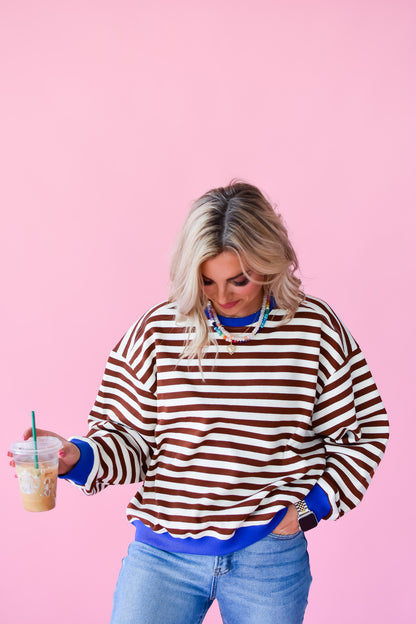 Sami Striped Sweatshirt