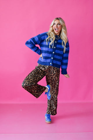 Dax Leopard Track Pants