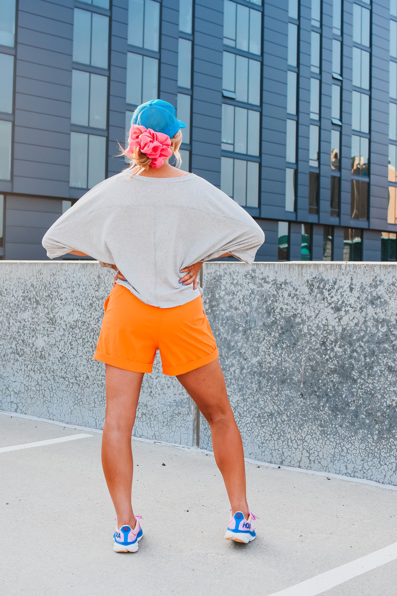 Halsey Shorts in Orange