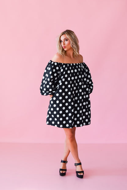 Marilyn Polka Dot Mini Dress