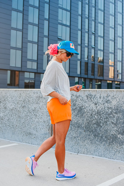 Halsey Shorts in Orange