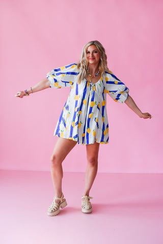 Steffi Lemon Romper
