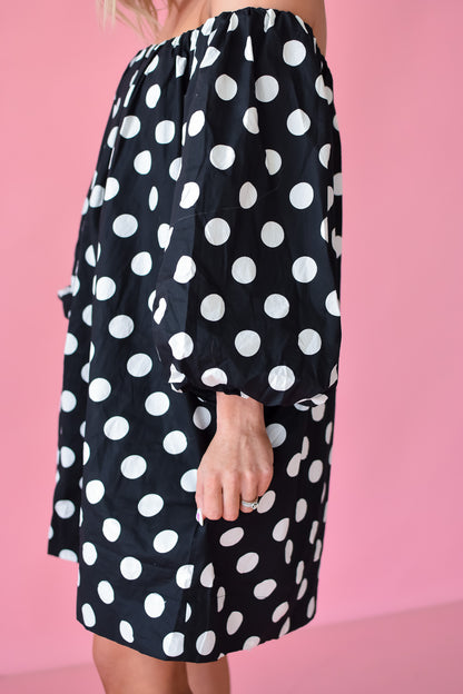 Marilyn Polka Dot Mini Dress