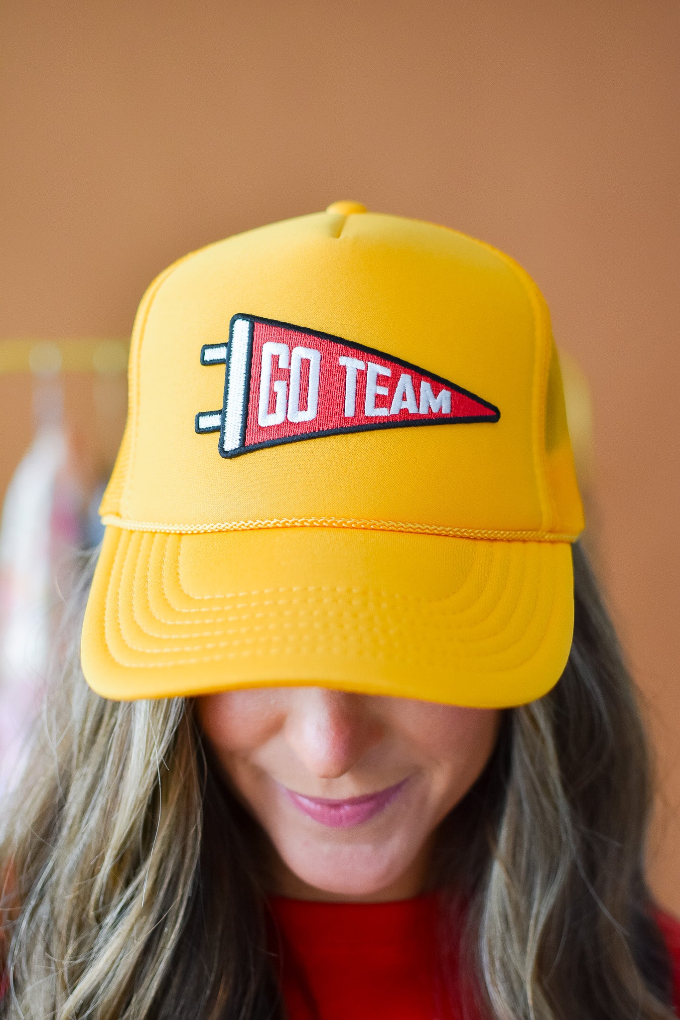 Go Team Gold Trucker Hat