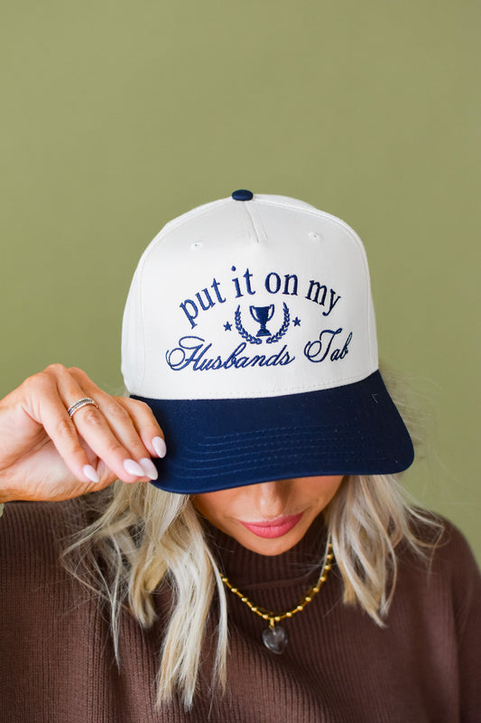 Put it on my Husband's Tab Vintage Trucker Hat