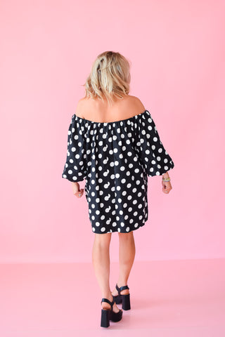 Marilyn Polka Dot Mini Dress