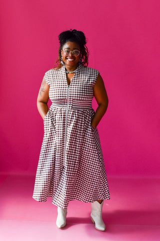 Becky Zip Up Maxi Dress