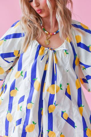 Steffi Lemon Romper