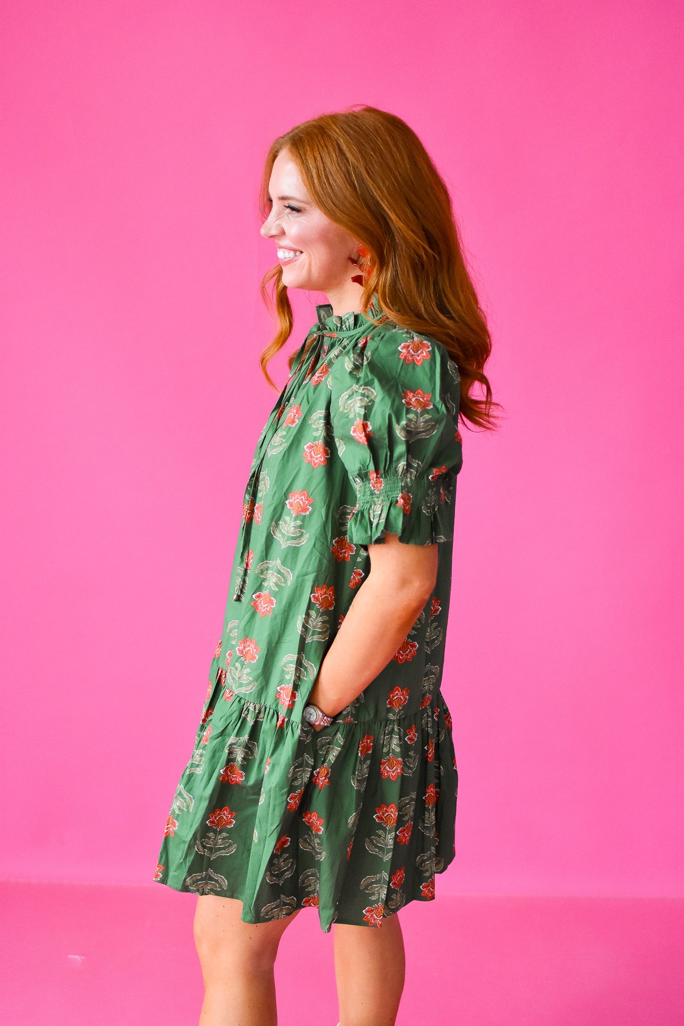 Maeve Floral Mini Dress Small Maeve Floral Mini Dress Small