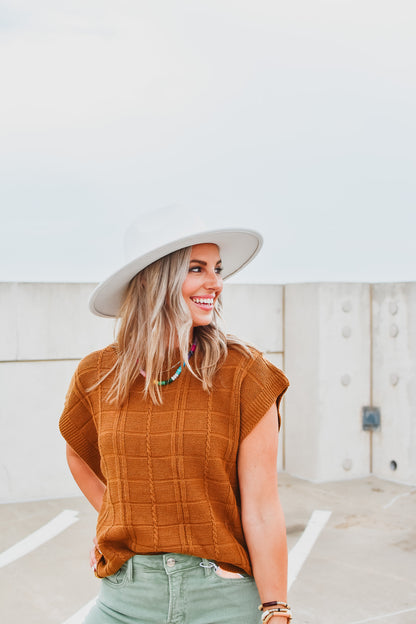 Faye Sweater in Deep Brown