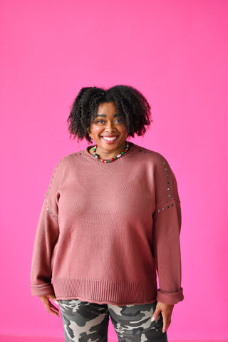 Harmony Stud Sweater