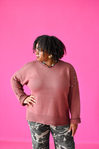 Harmony Stud Sweater