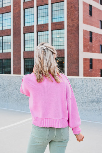 Madi Sweater in Pink