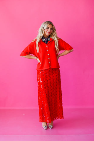 Eloise Sequin Maxi Skirt