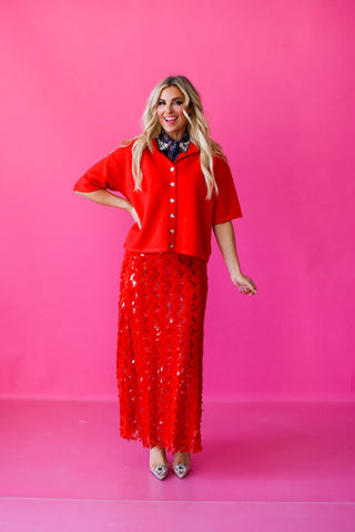 Eloise Sequin Maxi Skirt