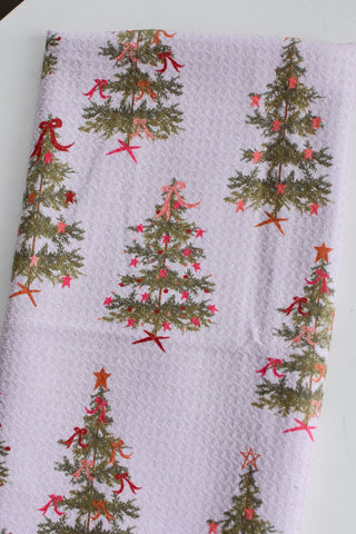 Tinsel Tied Double-Sided Hand Towel