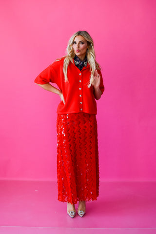 Eloise Sequin Maxi Skirt