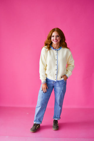 Brooks Stripe Cardigan