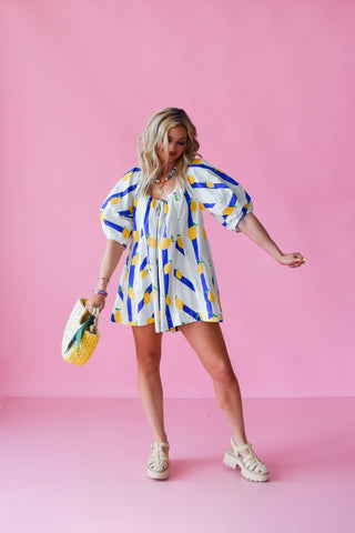 Steffi Lemon Romper