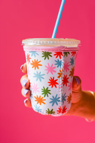 Coffee Sleeve 16 oz - Rainbow Stars