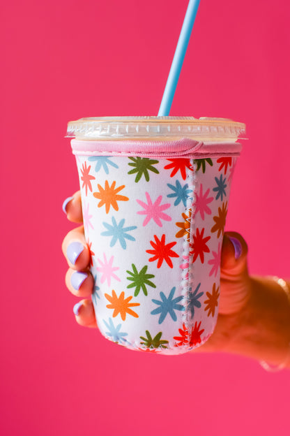 Coffee Sleeve 16 oz - Rainbow Stars