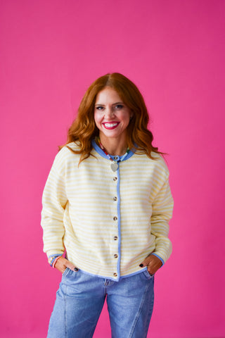 Brooks Stripe Cardigan